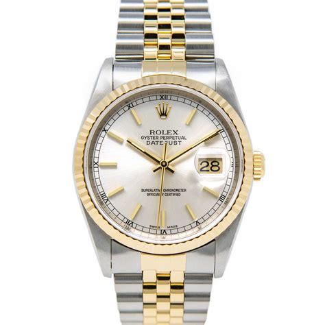 rolex datejust 36 gold and silver|rolex datejust 36 gold price.